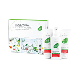 LR Aloe Vera Box Aloe Vera Koncentrát 100 ml + Aloe Vera Krém s propolisem 100 ml + Aloe Vera Spray "první pomoci" 150 ml