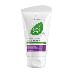 LR Aloe Vera Face Care upokojujúca a hydratačná maska 50% Aloe Vera Bio Wild Rose Extract 75 ml